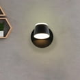 thumbnail image 3 of Aplique de pared Moderno, simple, cálido, , accesorio de Negro 1 Luz Zulema Lámpara de pasillo, 3 of 8