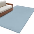 thumbnail image 2 of Light Blue Area Rugs 3x5 for Living Room, Farmhouse Solid Blue Color Modern Art Non Slip Washable Rug Runner, Low Pile Indoor Floor Carpet Mat Bathroom Rugs for Bedroom, Kids Room, 2 of 9