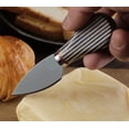 thumbnail image 2 of Cuchillo for mantequilla, juego de cuchillos for queso, cuchillo for queso de aleación de titanio de alta gama, cuchillo y tenedor for queso con mango de madera de color azul, 2 of 2
