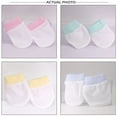 thumbnail image 4 of Binhe 4Pair Baby Cotton Gloves No Scratch Mittens for 0-6 Months Boys Girls with Soft Cotton No Scratch Mittens for Solid Color, 4 of 5