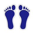 thumbnail image 1 of Pegatinas de de pies, marcadores de suelo portátiles, calcomanías para el suelo de jardín de infancia, decoración del aula, guardería, negocio Azul, 1 of 8