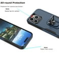 thumbnail image 2 of For iPhone 15.15 Pro,15 Plus,15 Ro Max Case, 2 in 1 Phone Case for iPhone 15 Pro Max 6.7", Tiflook Rubber & Rugged Shockproof Protection Heavy Duty with Ring Stand Kickstand Cover,Blue, 2 of 6