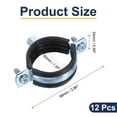thumbnail image 2 of 12 Pack Split Ring Pipe Hanger, 50mm/2inch Adjustable Pipe Bracket Clamp, 2 of 6