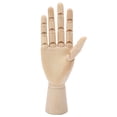thumbnail image 2 of Wood Hand, Human Body Design Hand Model Rotation Joint   Various Shapes  For Cartoon For Photography Props For Decorate Right Hand, 2 of 8