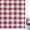 Red, variant on Navy Blue White Plaid Window Privacy Film Stain Glass,Reusable Decorative Rainbow Window Film,Farmhouse Checkered Buffalo Static Cling Sun Blocking Stickers Decals Covers 17.7" x 39.3" (2pcs)