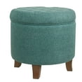 thumbnail image 6 of HomePop Tufted Round Ottoman with Storage, Multiple Colors, 6 of 10