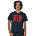 thumbnail image 4 of No Meat Vegetarian Vegan Cute Veggie Men's Graphic T Shirt Tees Brisco Brands M, 4 of 4