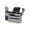 Gray, variant on Universal Baby Stroller Organizer With Insulated Cup Holders & Non-Slip Secure Hooks Accessories, Baby Stroller Storage Accessories With Mesh Phone Bag Fits Most Strollers,Gray