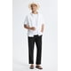 thumbnail image 5 of Pantalones de lino Libin para hombre, casual, playa, color negro, talla S, 5 of 6