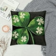 thumbnail image 2 of Shiartex St Patricks Day Pillow Covers  Watercolor Lucky Clover Pillow Cases Polka Dot Shamrock Spring Throw Pillows Farmhouse Decor For Living Room Bedroom Bed Cushion Outdoor Indoor, 2 of 5