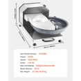 thumbnail image 6 of VEVOR Food Processor & Vegetable Chopper, 3000RPM Food-Grade Stainless Steel Food Processor Chopper with S-Curve Blade, Multifunctional for Chopping Vegetables, Fruit, Grains, Nuts, 6 of 10