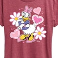 thumbnail image 3 of Disney - Daisy Sticker Look - Women's Short Sleeve Graphic T-Shirt, 3 of 5