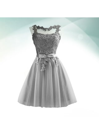 Grey Short Bridesmaid Dresses