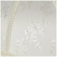 thumbnail image 2 of Springcrest 6" Top x 17" Bottom x 11" High x 12" Slant Lamp Shade Replacement Large Cream Dome Floral Scalloped Spider Harp Finial, 2 of 7