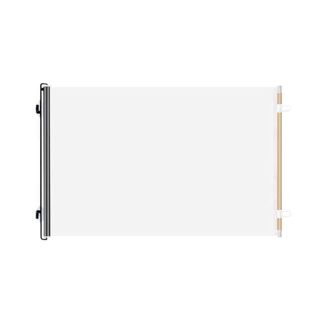 Lksixu Pet Supplies Clôture Rétractable pour Animaux, Aucune Perceuse Requise, Barrière Anti-Animaux, Filet d'Isolement pour Entrée d'Escalier, Clôture de Protection pour Chiens et Chats, pour Petits Chiens et Chats