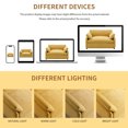 thumbnail image 6 of Leumius 50" Oversized Single Sofa Chair, Chenille Accent Chair with Wide and Deep Seat, Upholstered Armchair with Pillows for Living Room,Apartment,Bedroom, Yellow, 6 of 12