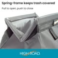 thumbnail image 5 of High Road TrashStash Hanging Car Trash Bag with Leakproof Lining and Spring Frame Closure, 5 of 6