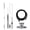 Silver, variant on Quad-Band Mobile Ham Antenna for CB/VHF/UHF/GMRS with 16ft Cable & Mount