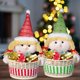 thumbnail image 3 of Cesta Navideña, Almacenamiento De Dulces Navideños, Soporte Para Muñecas Festivo Para Refrigerios, Juguetes, Decoración Para El Hogar, Oficina, árbol De Navidad, Decoración, 3 of 7