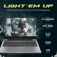 thumbnail image 3 of HP Omen Portable de Jeu 16,1 Po FHD 144 Hz, Intel i7-14650HX, 32 Go de RAM DDR5, SSD PCIe 2 To, NVIDIA GeForce RTX 4060, Clavier Rétroéclairé RVB, Caméra Web, Wi‐Fi 6E, Win 11, Argent, Ensemble Station d'Accueil 256 Go, 3 of 9