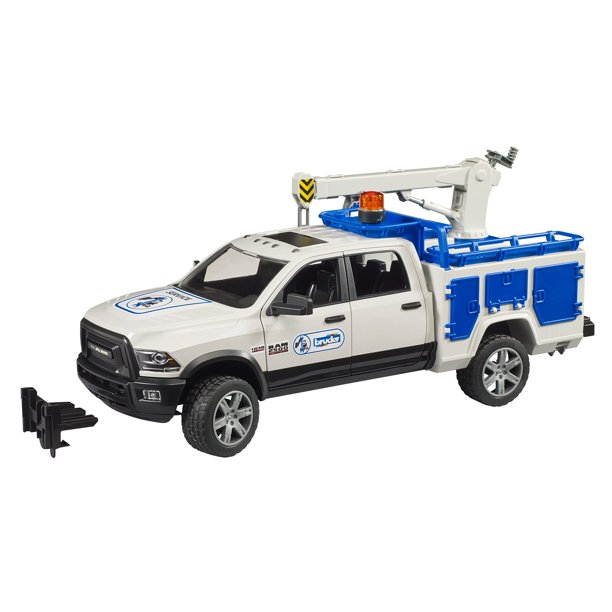 Camión de servicio Bruder RAM 2500 02509 con baliza giratoria