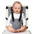 thumbnail image 1 of Travel Belt Seat - Fabric Portable Baby Seat With Seat Belt - Baby Travel High Chair - Baby Portable High Chair - Parent Bag Essentials Baby Travel Es, 1 of 5