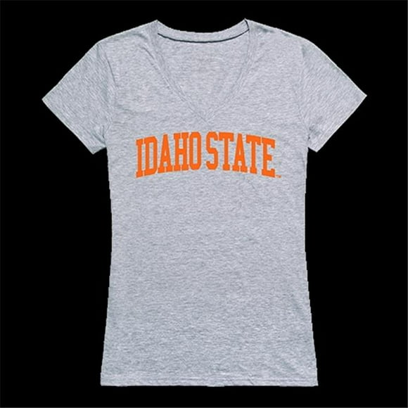 W Republic Products 501-222-HGY-01 Idaho State University Game Day Womens Tee, Heather Grey - Small