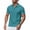 Turquoise, variant on KLHDSF Men's Polo Shirts Short Sleeve Casual Summer Cotton Shirts for Men Performance Collared Golf Shirts Army Green L