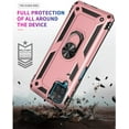 thumbnail image 2 of Galaxy A12 Phone Case, Samsung A12 Phone Case with HD Screen Protector,  Military Grade Protective Cases with Ring for Samsung Galaxy A12 (Rose Gold), 2 of 12