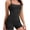 Black, variant on AHTJRT Two Piece Workout Sets for Women Sapghetti Strap Tank Tops Matching High Waist Butt Lift Gym Shorts Summer Athletic Yoga Active Tracksuits Black M