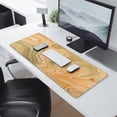 thumbnail image 2 of Orange Line&nbsp;mouse Padswaterproofnon Slip&nbsp;Line Series for Office Home Work GamingmousepadRubber Base Mousepad with Stitched Edges 31.5x11.8inches, 2 of 7