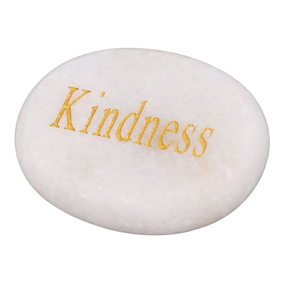 Encouragement Stone, Inspirational Marble Rock with Postive Words Engraved, Bulk Faith Zen Gratitude Healing Stone, Motivated Stone Amulets Motivational Decoration for Prayer
