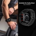 thumbnail image 5 of FR Fashion Co. Sport Military TPU Metal Pieces Strap Bumper Cover Apple Watch, 5 of 7