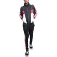 thumbnail image 2 of Victorious Men's Sport Tri Color Lettered Sleeve Outseam Track Suit ST563 - Black - 5X-Large - T9I, 2 of 4