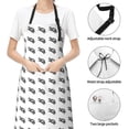 thumbnail image 6 of Cauagu SeTurtle27 Aprons with Pockets,Waterproof Apron for Women,Kitchen Cooking Apron Adjustable Bib Aprons Chef Apron for Cooking,Drawing,Crafting, 6 of 8