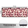 thumbnail image 5 of Kitchen Rugs Sets Of 2,Pioneer Flower Floral Print Pattern Anti Fatigue Kitchen Mat Rugs Non Slip Washable,Decorative Kitchen Floor Mats for Kitchen,Sink,Laundry,17"x47"+17"x47", 5 of 5