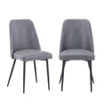 thumbnail image 5 of Jofran Maddox Mid-Century Modern Faux Leather Upholstered Dining Chair (Set of 2), 5 of 9