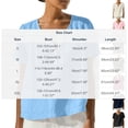 thumbnail image 2 of Nkmbld Women's Linen Top Summer Button V neck Casual Solid Short sleeve Loose Shirts, 2 of 3