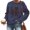 Navy, variant on Football Shirts for Women Football Sweatshirts Pullover Sweaters Crew Neck Sweatshirts Rugby Shirt Long Sweaters Oversized Sweatshirt Lightweight Sweatshirts for Women Fun Sweaters for Women