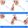 thumbnail image 3 of miduoudo-200pcs Disposable Probe Covers Thermometer Probe Covers Disposable Thermometer Covers Digital Thermometer Probe Thermometer Sleeves Universal Electronic Thermometer, 3 of 4