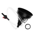 thumbnail image 1 of Miangastore 1 Set of Wide Mouth Oil Funnel with Long Flexible Hose Convenient Oil Funnel Gasoline Engine Oil Fuel and Liquid Plastic Funnel with Valve Switch for Automotive Use, 1 of 9