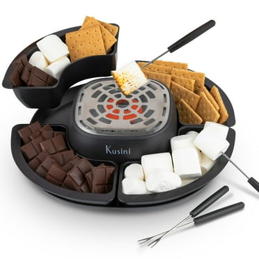 Smores Maker tabletop indoor smores kit - Family Gift Set. Date Night & Movie Night idea