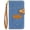Light Blue, variant on XIHAMA Denim Wallet Phone Case Compatible with iPhone 14 Pro, Exquisite Denim + TPU Material Handbag Wallet Card Holder Beautiful Style Durable Anti-Fall 6.1"