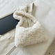thumbnail image 2 of Bolso De Hombro Bolso Bolsos de hombro para otoño e invierno de mano esponjoso para axilas para mujer (beige), 2 of 8