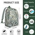 thumbnail image 5 of School College Backpack with Paisley Print Boho, Durable Lightweight Daypack, Laptop Bag with Multiple Pockets, Perfect Gift for Teens, 5 of 5