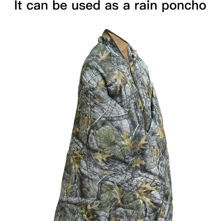 Poncho Militaire Woobie GHILEO Avec Fermeture éclair