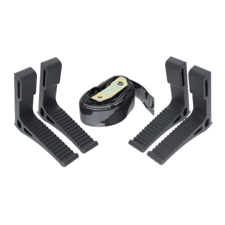 Hawk Monkey Bar Tree Steps with Straps 4 Pack Black 20.32 oz