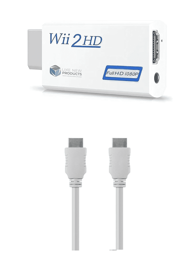 Nintendo Wii Console, White Premium HDMI Bundle