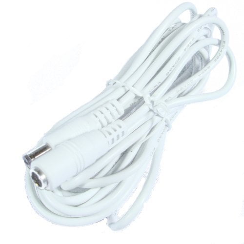 Hanvex 25ft 2.1mm x 5.5mm DC Power Extension Cord UL2468 Cable for CCTV LED 