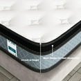 thumbnail image 3 of 10 Inch Queen Size Memory Foam Hybrid Mattress Crystli Pocket Innerspring in a Box, 3 of 7